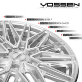 RIN 22X9.5 6/139.7 ET20 DEEP 106.1 SILVER POLISHED