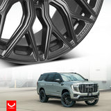RIN 20X9.5 6/139.7 ET15 DEEP 106.1 SATIN BLACK
