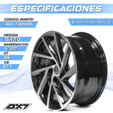 Rines 15 R1 5/100 Ibiza Polo Vento Neon Stratus (precio 4) Color Bx7 Fw0506 Black