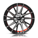 RINES BX7 FW5 15 4X100X108/ ET 35/ CB 73.1/ NEGRO MB+IRL