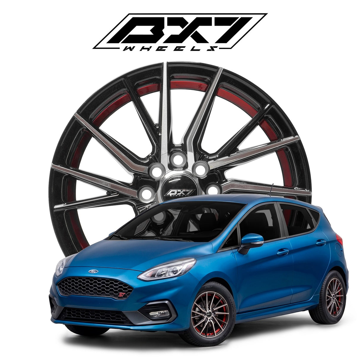 RINES BX7 FW5 15 4X100X108/ ET 35/ CB 73.1/ NEGRO MB+IRL