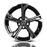 RINES BX7 FW5 15 5X100/ ET 35/ CB 73.1/ BLACK POLISH FACE & LIP TAPA PARA RIN DE AUDI Y VW