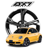 RINES BX7 FW5 15 5X100/ ET 35/ CB 73.1/ BLACK POLISH FACE & LIP TAPA PARA RIN DE AUDI Y VW