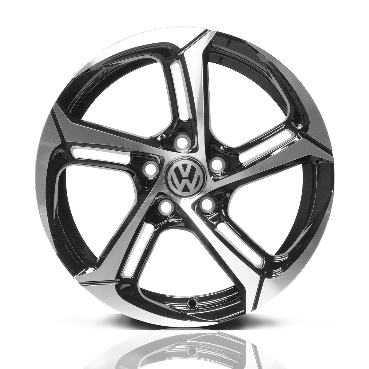 RIN BX7 WHEELS 15X6.5 5/100 ET: 35 CB: 57.1 NEGRO/MACHINE BLACK