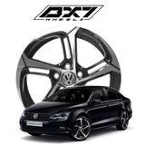 RIN BX7 WHEELS 15X6.5 5/100 ET: 35 CB: 57.1 NEGRO/MACHINE BLACK