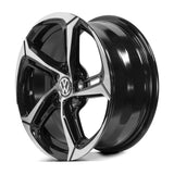 RIN BX7 WHEELS 15X6.5 5/100 ET: 35 CB: 57.1 NEGRO/MACHINE BLACK