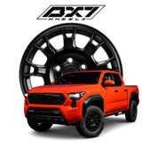 RIN BX7 WHEELS 17X7.5 6/139.7 ET: 55 CB: 106.1 NEGRO MATE/MATTE BLACK