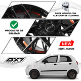 RINES BX7 FW0 13 4X100/ ET 35/ CB 73.1/ BLACK POLISH FACE