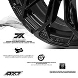 RIN BX7 WHEELS 15X6 4/100 ET: 20 CB: 73.1 NEGRO/BLACK