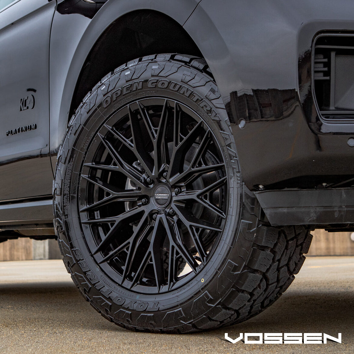 RIN VOSSEN 17X9 - 6X139.7 - ET0 -SUPER DEEP - 106.1 - SATIN BLACK