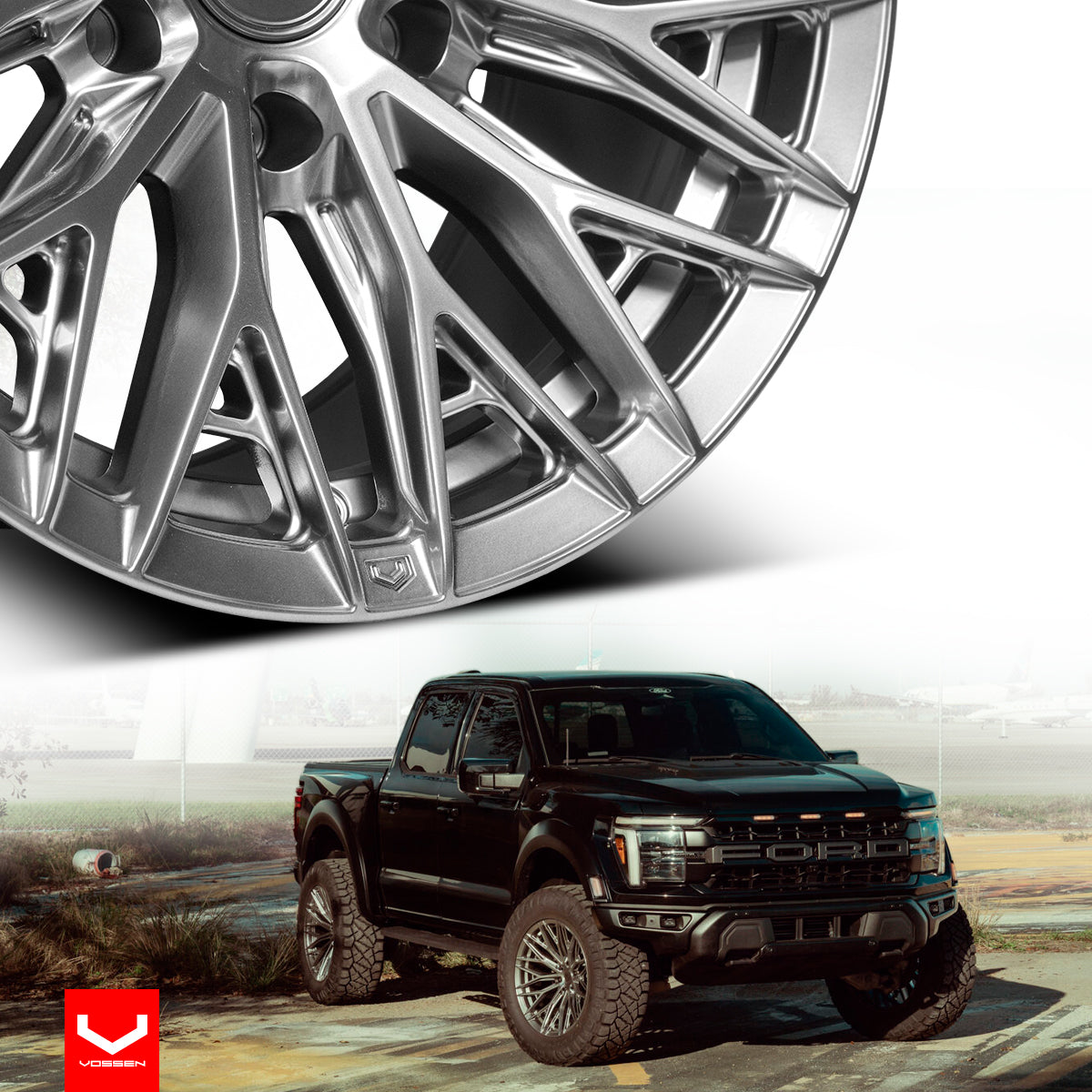 RIN VOSSEN 17X9 - 6X139.7 - ET0 - SUPER DEEP - 106.1 - HYPER GUNMETAL