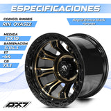 RIN BX7 WHEELS 15X10 5/114.3 ET44 CB73.1
