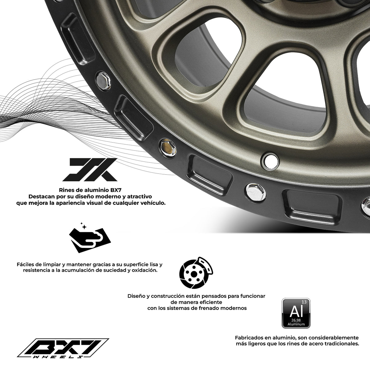 RIN BX7 WHEELS 15X8 5/114.3 ET0 CB83.1