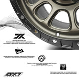 RIN BX7 WHEELS 15X8 5/114.3 ET0 CB83.1