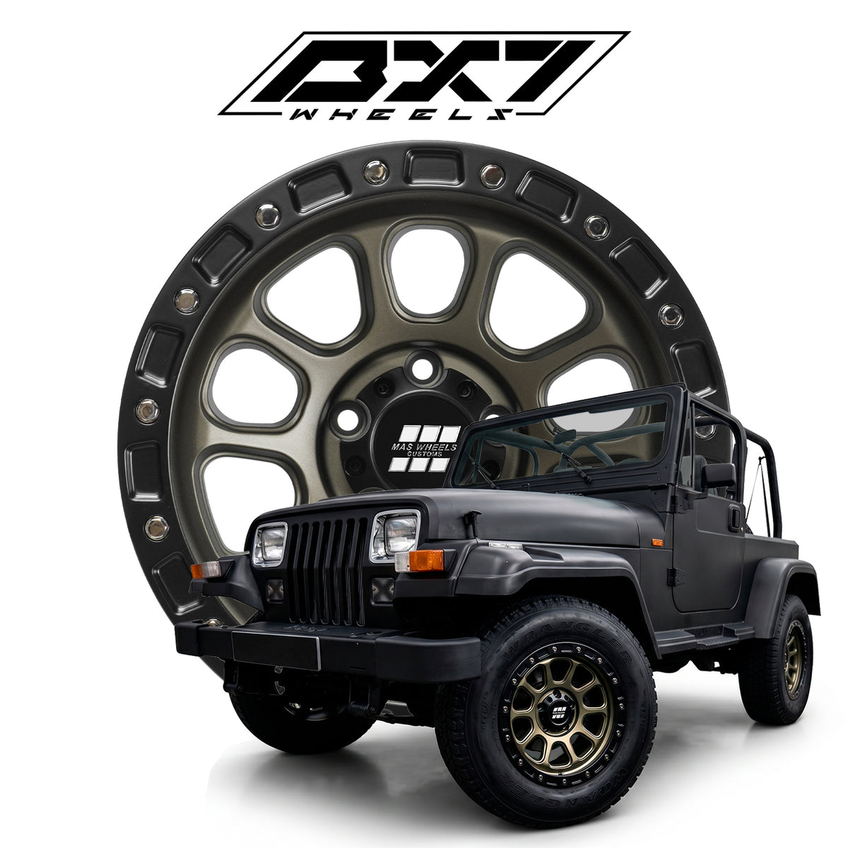 RIN BX7 WHEELS 15X8 5/114.3 ET0 CB83.1