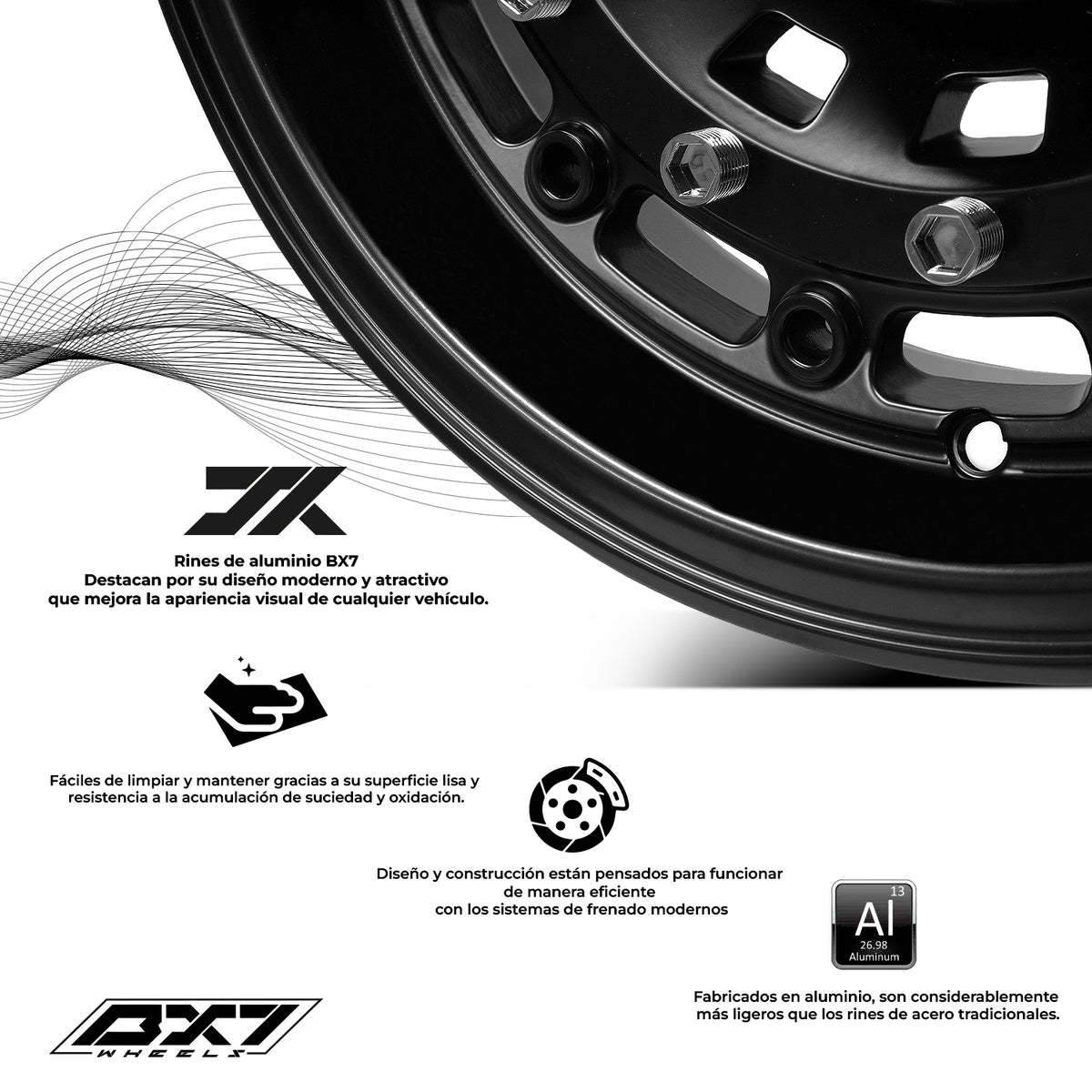 RIN BX7 WHEELS 15X8 5/139.7 ET0 CB108