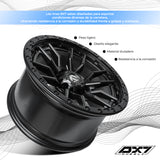 RIN BX7 WHEELS 17X9 6/139.7 ET0 CB106.1