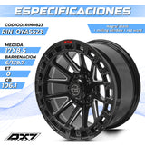 RIN BX7 WHEELS 17X8.5 6/139.7 ET0 CB106.1