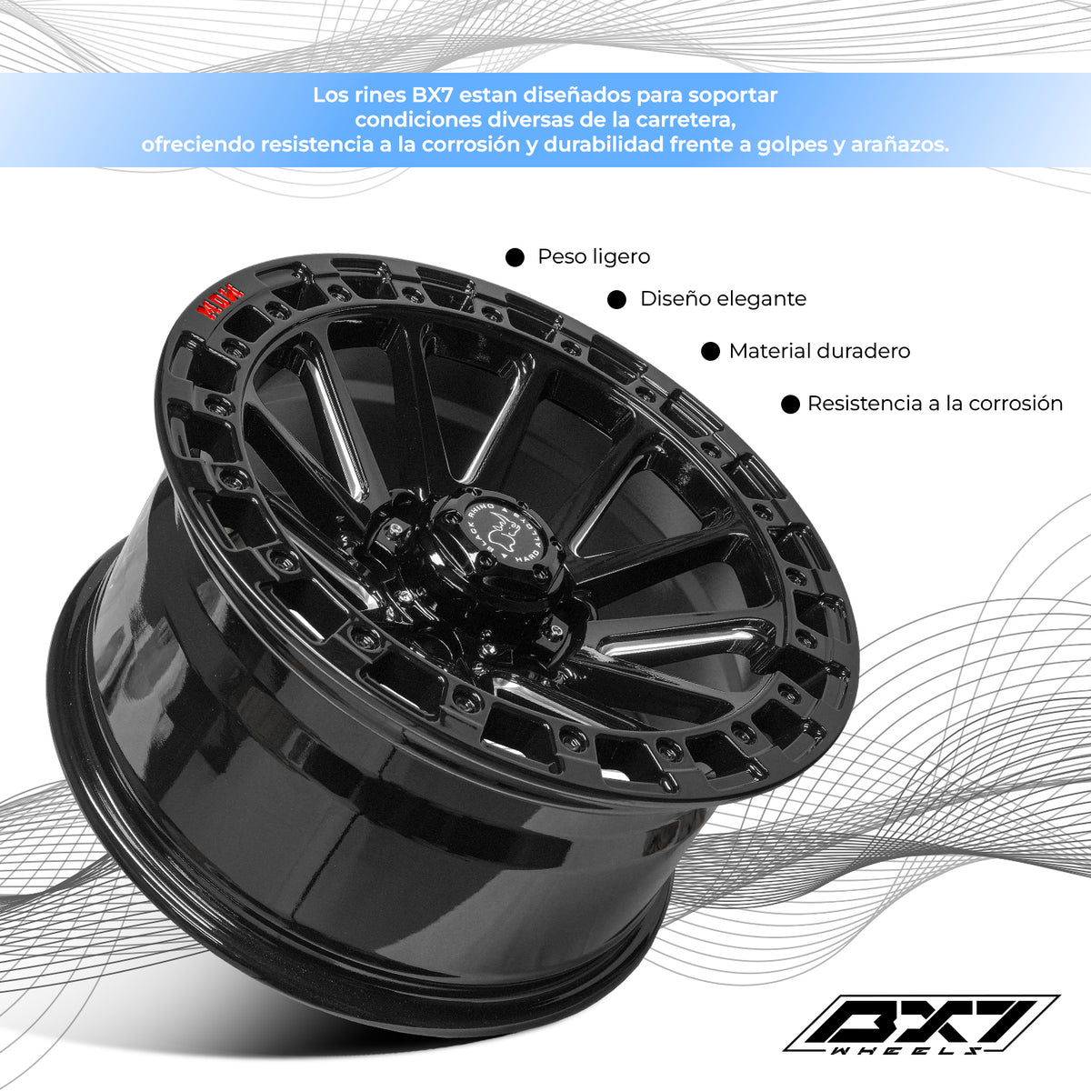 RIN BX7 WHEELS 17X8.5 6/139.7 ET0 CB106.1