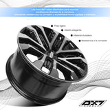 RIN BX7 WHEELS 17X8.5 6/135 ET34 CB87.1