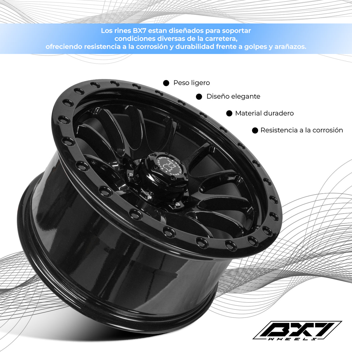 RIN BX7 WHEELS 17X8.5 6/139.7 ET0 CB106.1