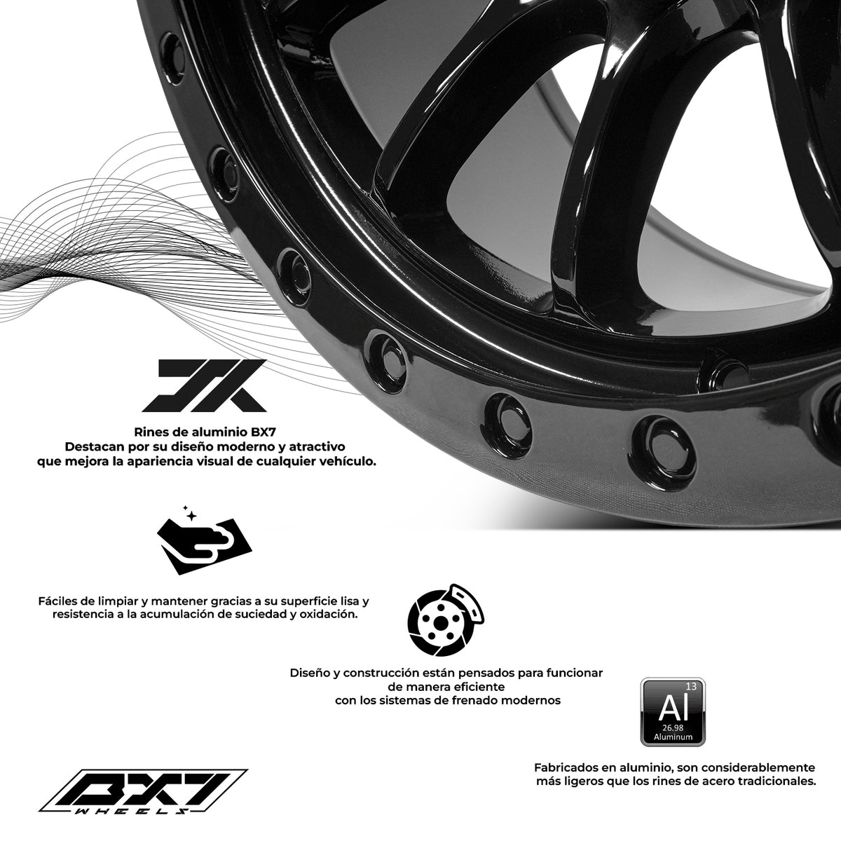 RIN BX7 WHEELS 17X8.5 6/139.7 ET0 CB106.1