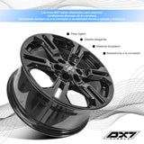 RIN BX7 WHEELS 17X8 6/114.3 ET30 CB66.1