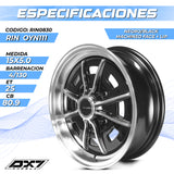 RIN BX7 WHEELS 15X5 4/130 ET25 CB80.9
