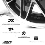 RIN BX7 WHEELS 15X5.5 4/130 ET30 CB80.9