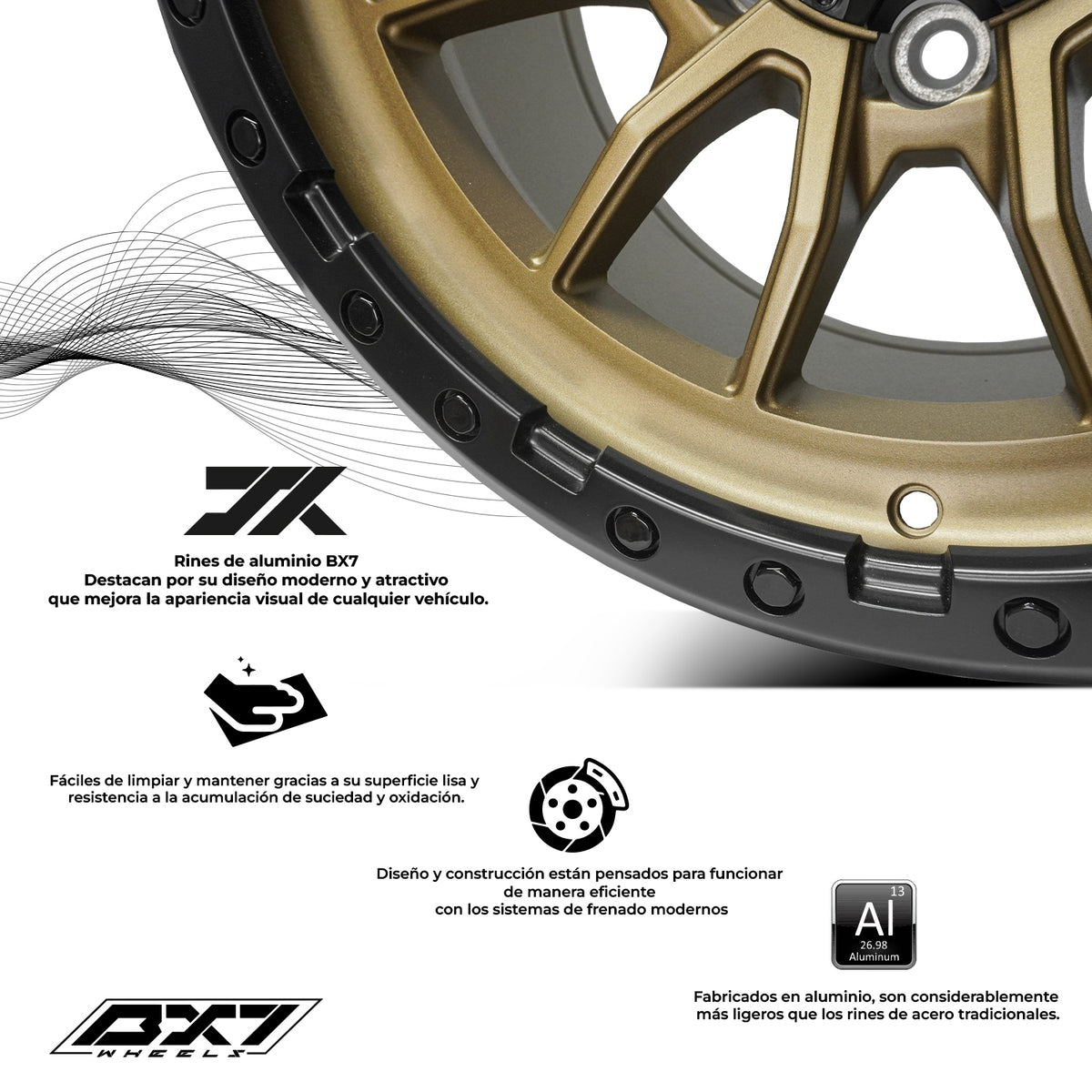 RIN BX7 WHEELS 17X9 6/139.7 ET0 CB106.1