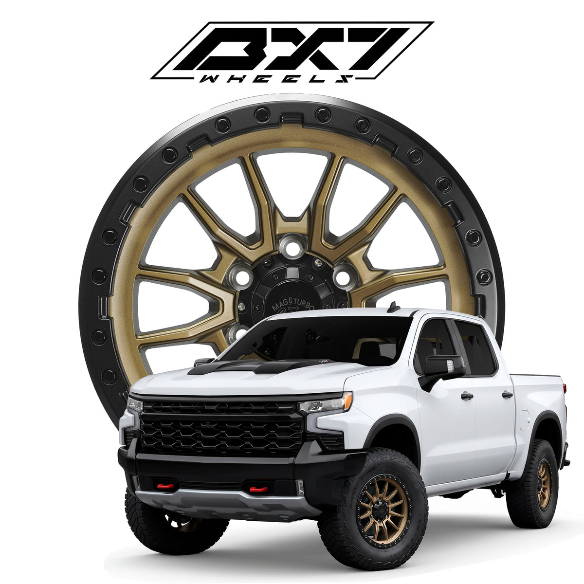RIN BX7 WHEELS 17X9 6/139.7 ET0 CB106.1