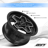 RIN BX7 WHEELS 15X7 4/130 ET25 CB80.9