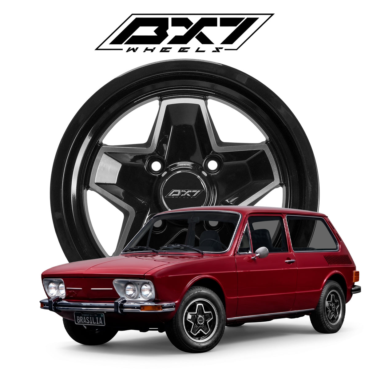 RIN BX7 WHEELS 15X7 4/130 ET25 CB80.9