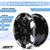 RIN BX7 WHEELS 16X7.5 6/114.3 ET30 CB73.1