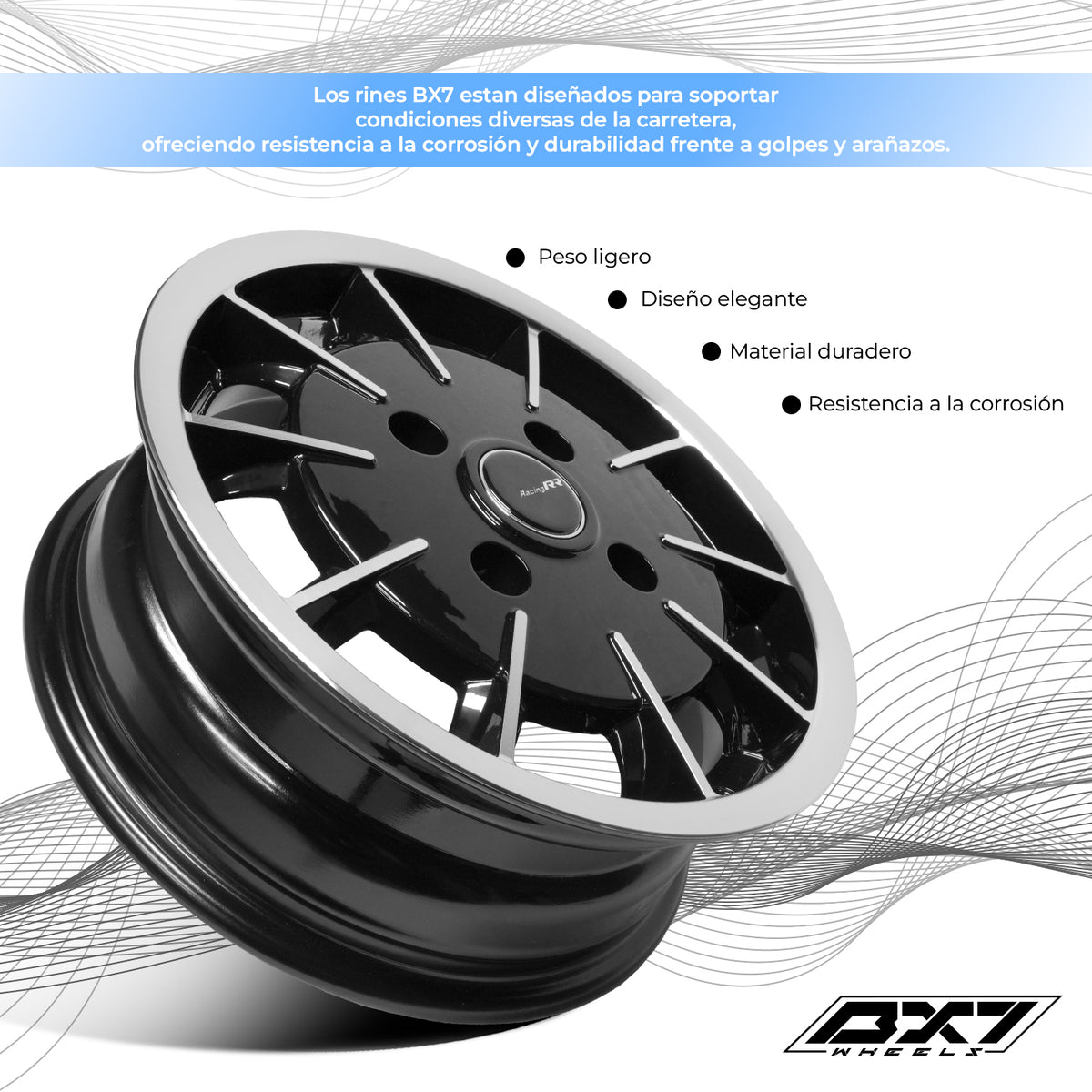 RIN BX7 WHEELS 15X5.5 4/130 ET25 CB80.9