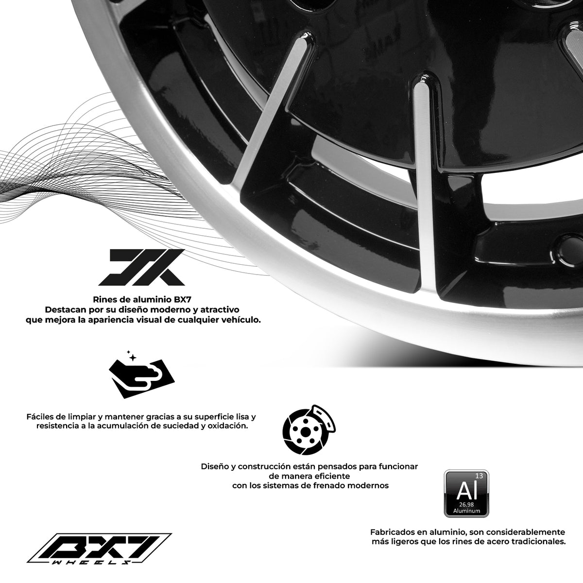 RIN BX7 WHEELS 15X5.5 4/130 ET25 CB80.9