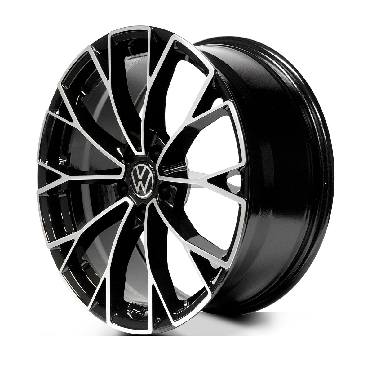 RIN BX7 WHEELS 19X8 5/112 ET: 38 CB: 57.1 Negro-Black Machine Face