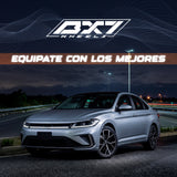 RIN BX7 WHEELS 17X7.5 5/112 ET: 35 CB: 57.1 Negro-Black Machine Face