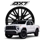 RIN BX7 WHEELS 22X9 6/139.7 ET: 28 CB: 78.1 Negro brillante- Gloss Black