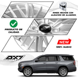 RIN BX7 WHEELS 22X9 6/139.7 ET: 28 CB: 78.1 Plateado-Silver Machine Face