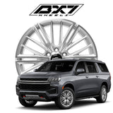 RIN BX7 WHEELS 22X9 6/139.7 ET: 28 CB: 78.1 Plateado-Silver Machine Face