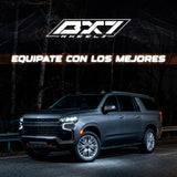 RIN BX7 WHEELS 22X9 6/139.7 ET: 28 CB: 78.1 Plateado-Silver Machine Face