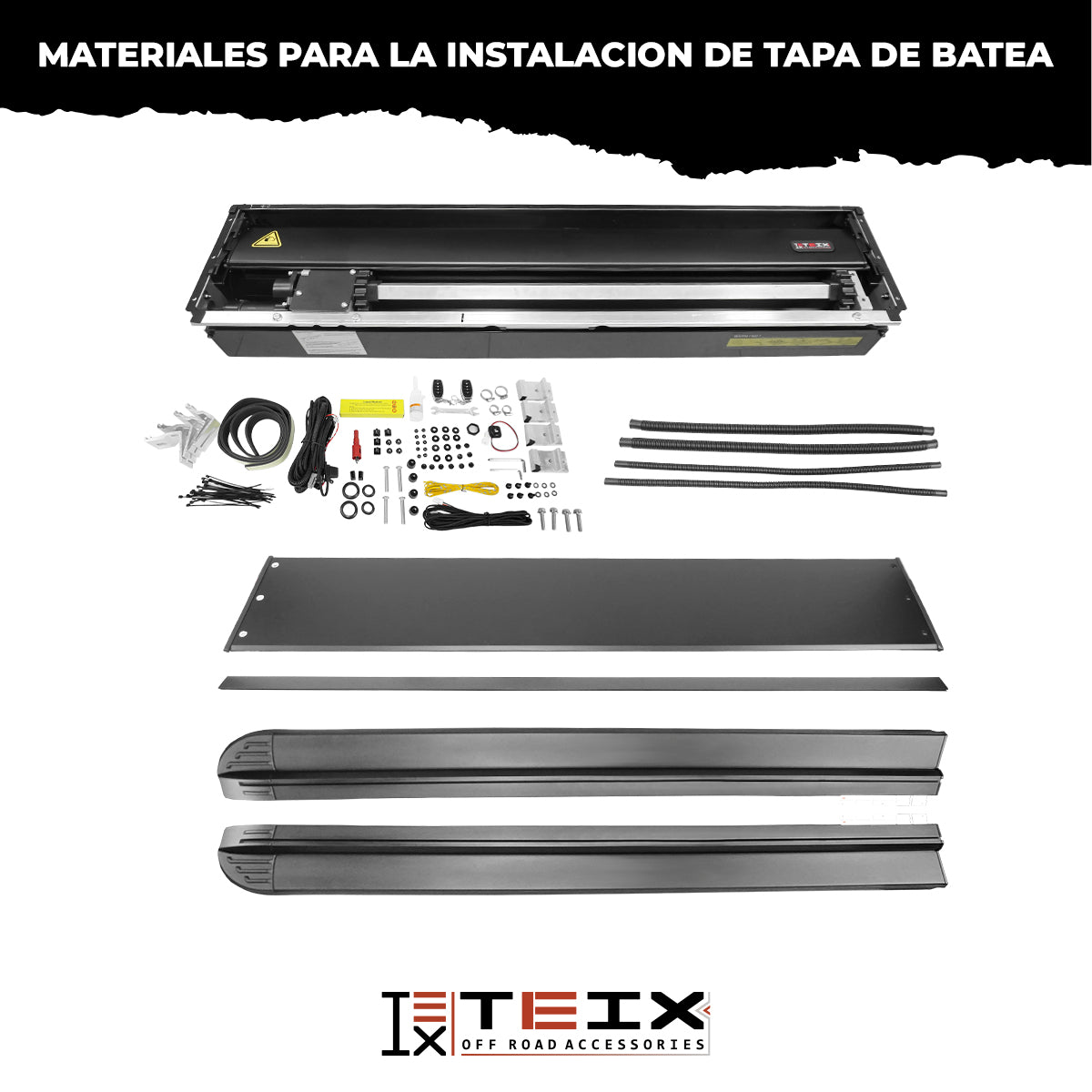 TAPA ELÉCTRICA TEIX POWER-X PARA FORD F150 LOBO 2015 - 2024 5.8 (INCLUYE RAPTOR)