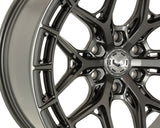 RINES VOSSEN 22X12 6X139.7 CB106.1 ET-44 HFX-1 MATTE GUNMETAL