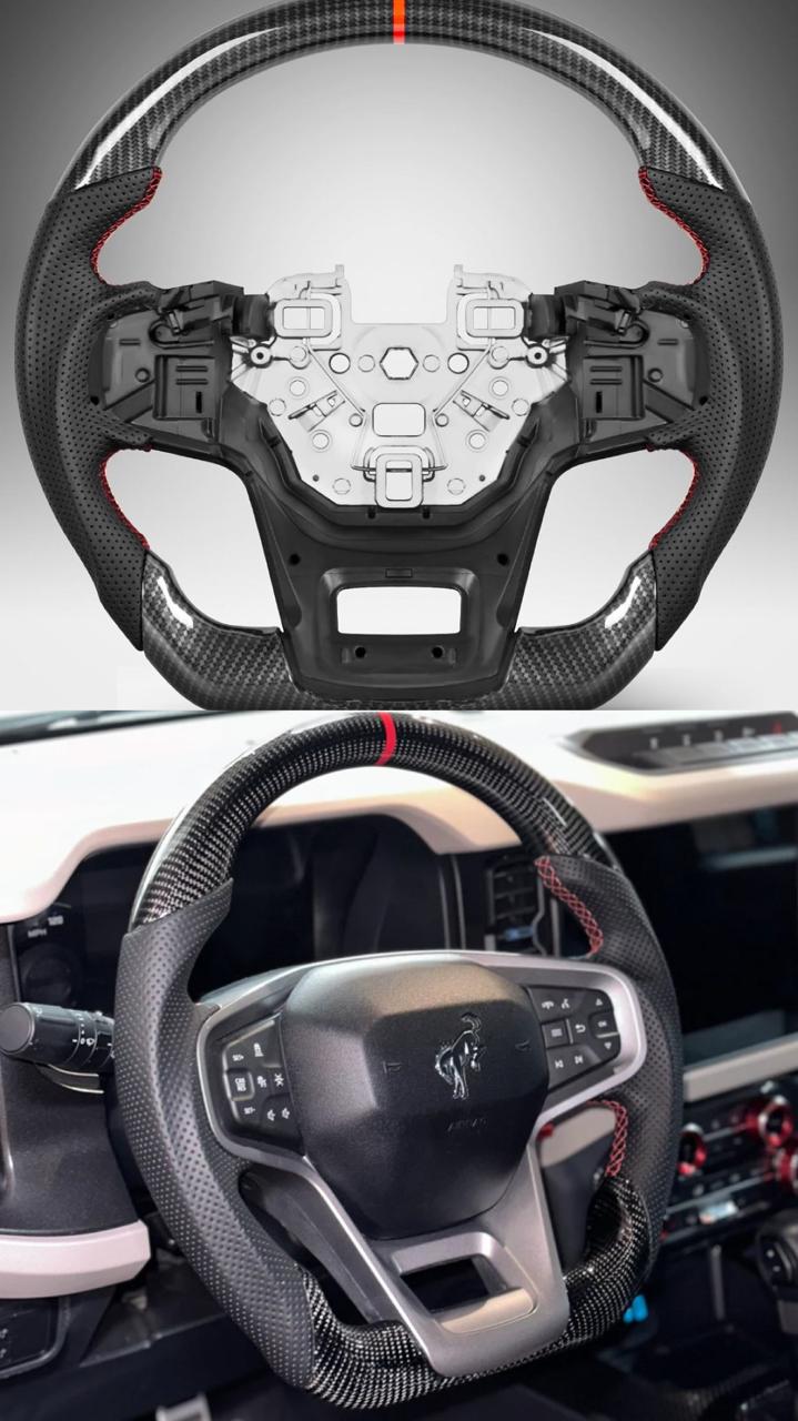 Volante fibra de carbono FORD BRONCO | BRONCO RAPTOR 2021-2025