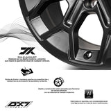 RIN BX7 18X8.0 6X139.7 ET 15 CB 106.1 MATTE BLACK (FW666) Toyota Tundra Trd Pro Tacoma Hilux Fj 6/139