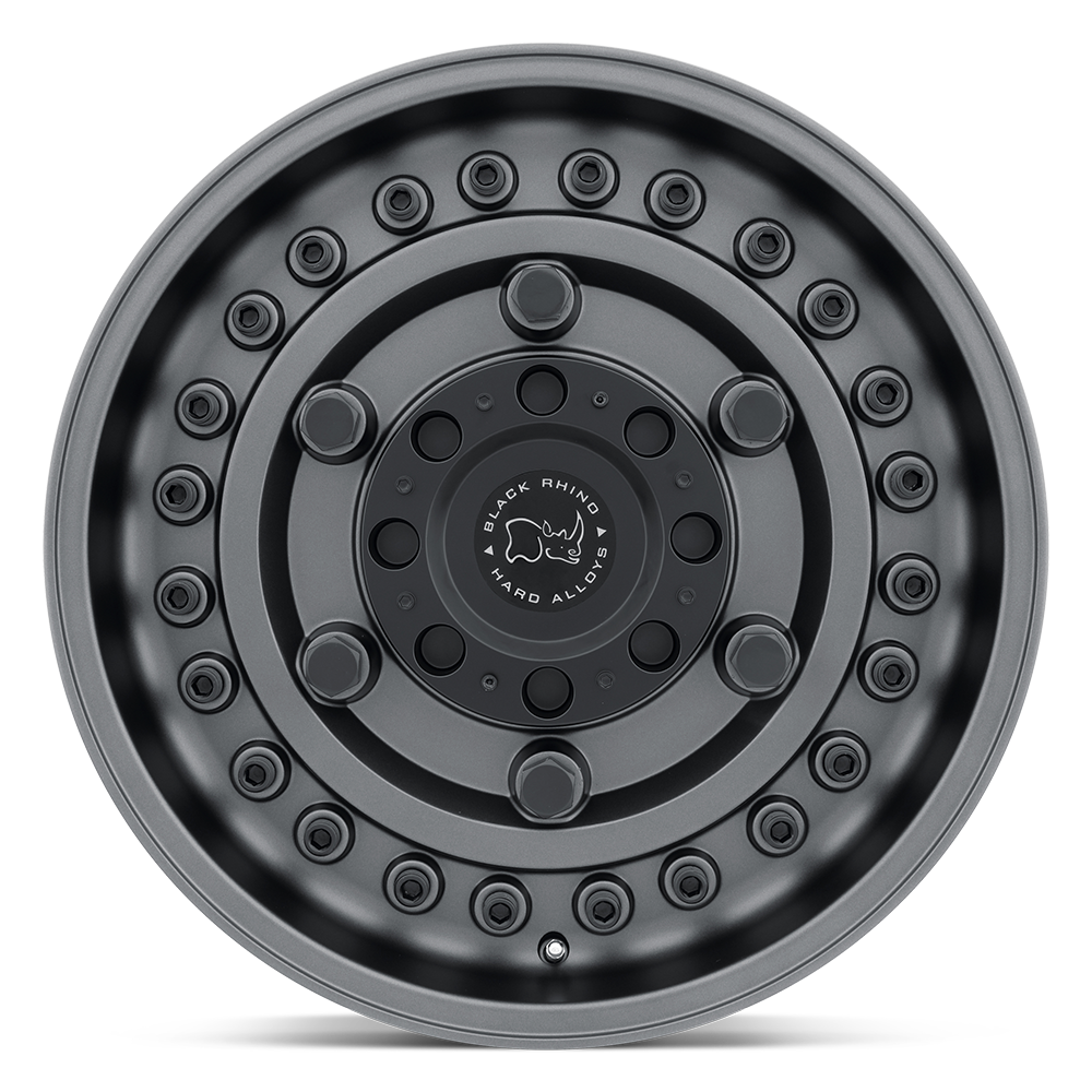 RINES BLACK RHINO ARMORY 17X9.5 6X135/139.7 ET 06 CB 106.1 GUN BLACK