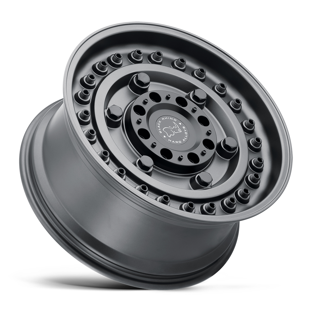RINES BLACK RHINO ARMORY 17X9.5 6X135/139.7 ET 06 CB 106.1 GUN BLACK