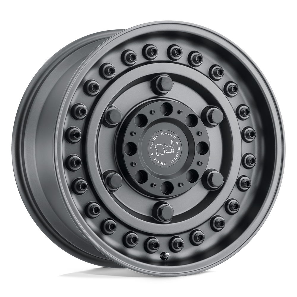 RINES BLACK RHINO ARMORY 17X9.5 6X135/139.7 ET 06 CB 106.1 GUN BLACK