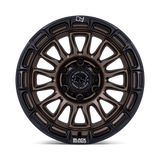 RIN BLACK RHINO RIVAL BURNT BRONZE W-MATTE BLACK LIP / APLICACIÓN PARA TACOMA, RANGER, L200, HILUX Y SIERRA